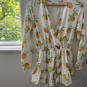 Orangie Romper